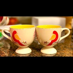 Anthropologie vintage, pedestal teacup/ mug